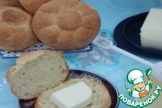 Сдобные булочки на греческом йогурте