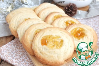 Ванильное печенье с джемом