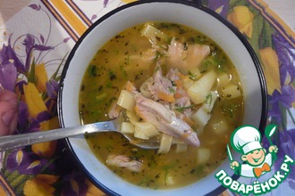 Суп из чечевицы с пастой