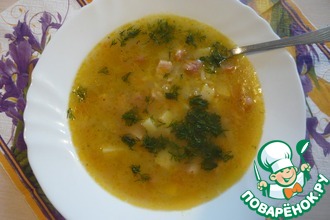 Суп с рисом и маком