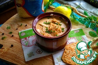 Сливочный суп-пюре с колбасками