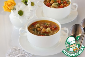 Фитнес-суп овощной