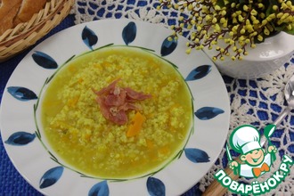 Суп с пшеном и булгуром