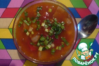 Минестроне с чечевицей и беконом