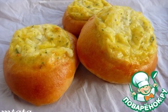 Шаньги с творогом и сыром