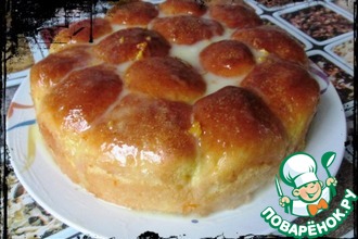 Пирог из апельсиновых булочек