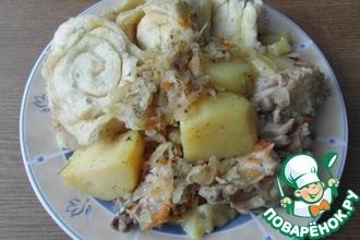 Штрудли на куриных крылышках