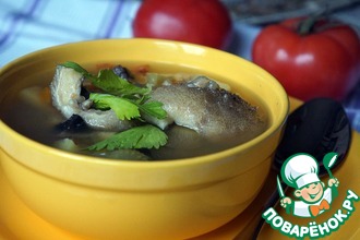 Рыбный суп с овощами