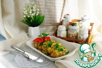 Молодой картофель по-португальски с горчичной заправкой