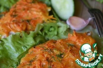 Куриное филе с морковью и сыром