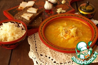 Щи из квашеной капусты с пшеном