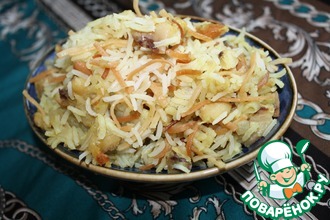 Плов с вермишелью и фасолью