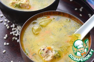 Рассольник с фрикадельками