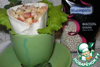 Пикантная закуска "Фасоль в кустах"