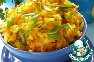 Морковный рис