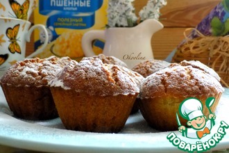 Постные пшенные кексы