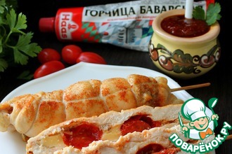 Куриное филе с начинкой