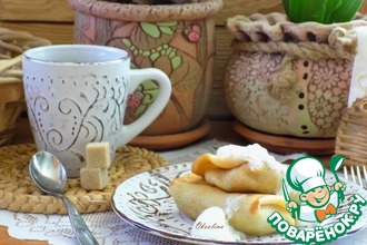 Фаршированные блины с молодой капустой