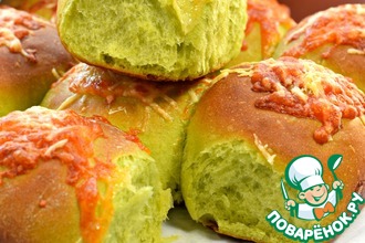 Булочки со шпинатом и сыром