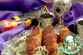 Куриные кебабы в горчичной глазури