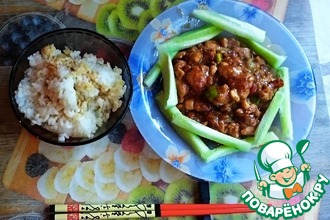 Филе цыпленка с арахисом