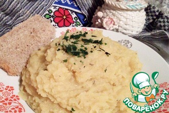 Картофельно-чечевичное пюре