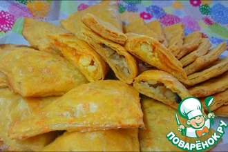 Слоеный десерт с морковью без сахара