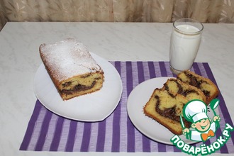 Кекс с нутеллой