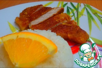 Мясо в ароматном апельсиновом маринаде