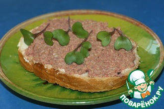 Паштет из мидий с клюквой