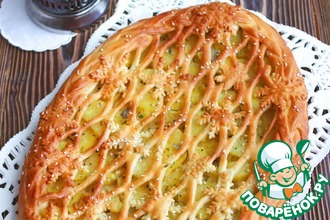Пирог с картофелем и сливочным маслом