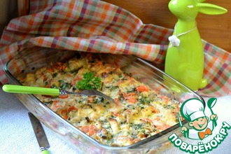 Запеканка с мясом индейки