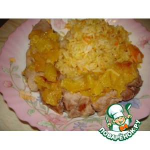 Свинина в апельсинах