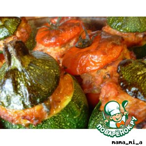 Фаршированые овощи с крышечками