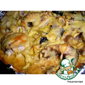 Скумбрия запеченная под сыром
