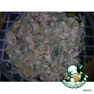 Салат "Окрошка"