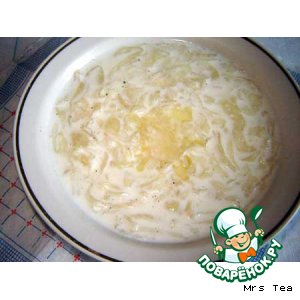 Суп молочный по-могилевски