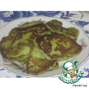 Зеленые оладушки