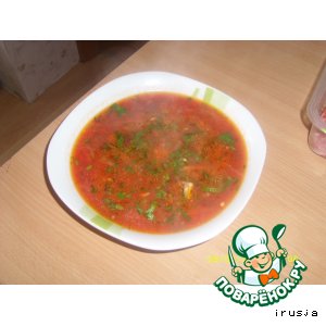 Борщ с кислинкой