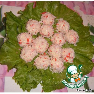 Закуска "Ежики"