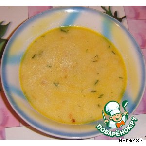 Сырный суп на скорую руку