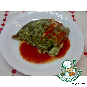 Запеканка из зеленой фасоли