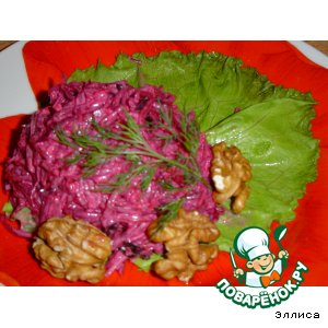Салат из свеклы