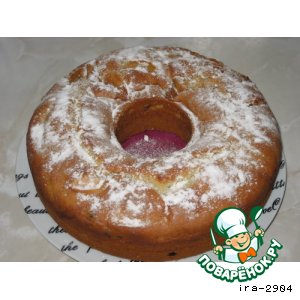 Кекс с яблоками