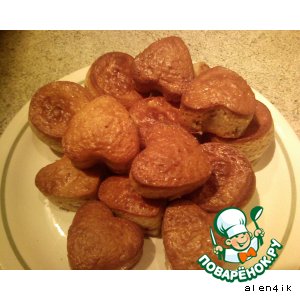 Ореховые кексики с клубникой