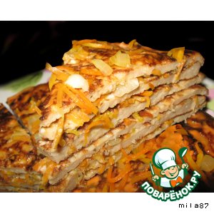Закусочный тортик "Мясное облачко... "