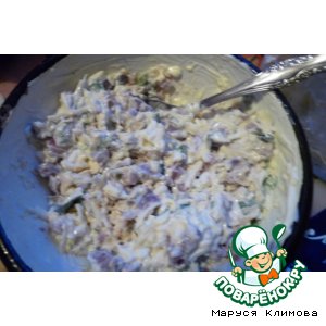 Закуска селедочно-сырная