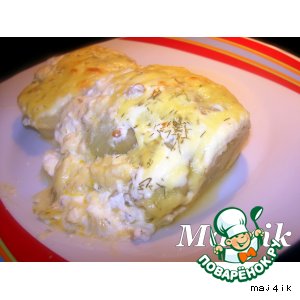 Голубцы с мясом, грибами и гречкой