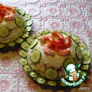 Салат "Платье белое"