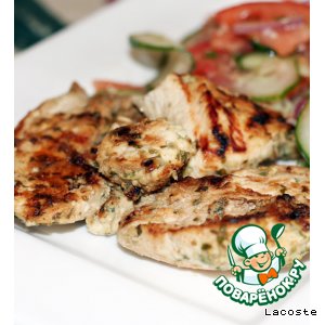 Курица с петрушкой и кедровыми орешками